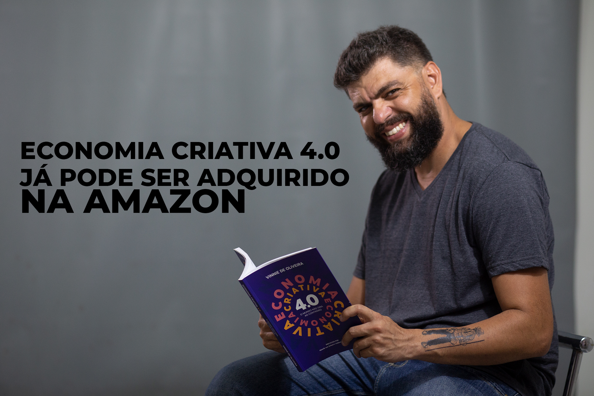 Economia Criativa 4.0 já pode ser adquirido na Amazon